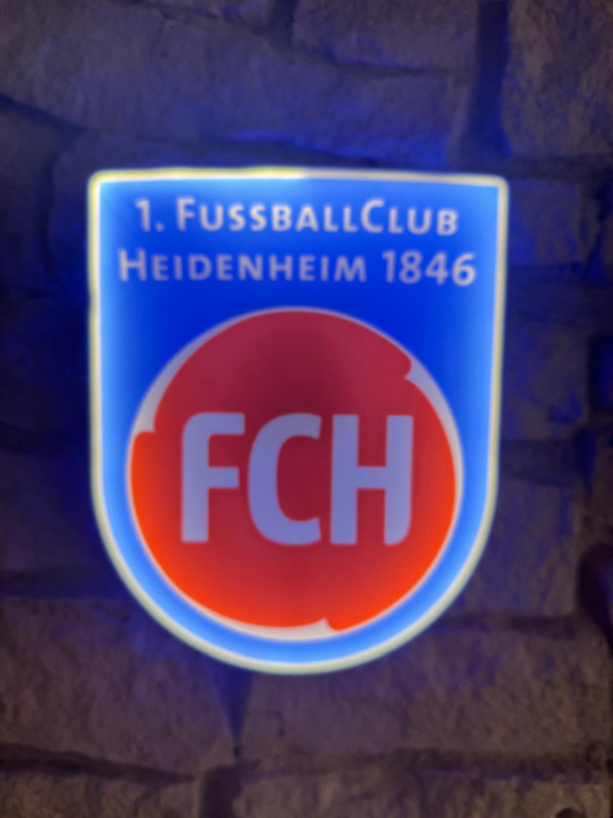 1. FC Heidenheim LED Lampe