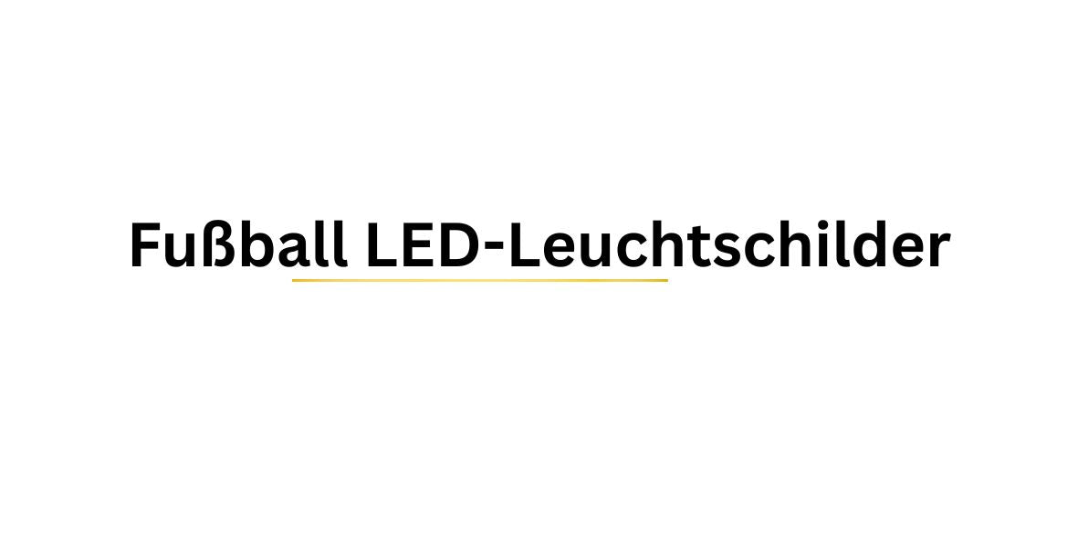 LED Fußball Lampen – Bundesliga Fanlichter kaufen