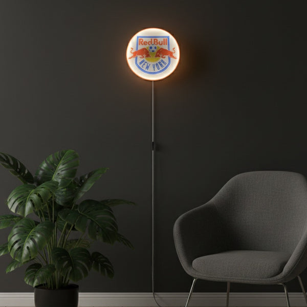 RB Leipzig  New York LED Lampe  rund