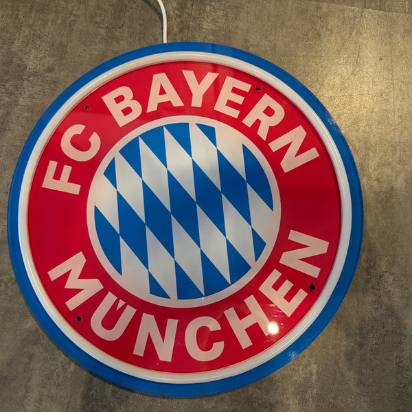 FC Bayern München LED Lampe Plexiglas