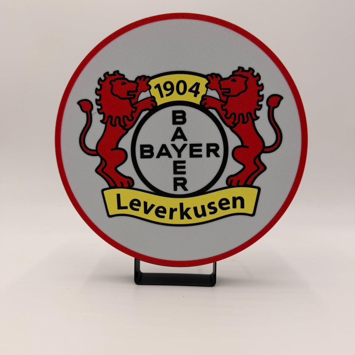 Bayer 04 Leverkusen LED Lampe Rund
