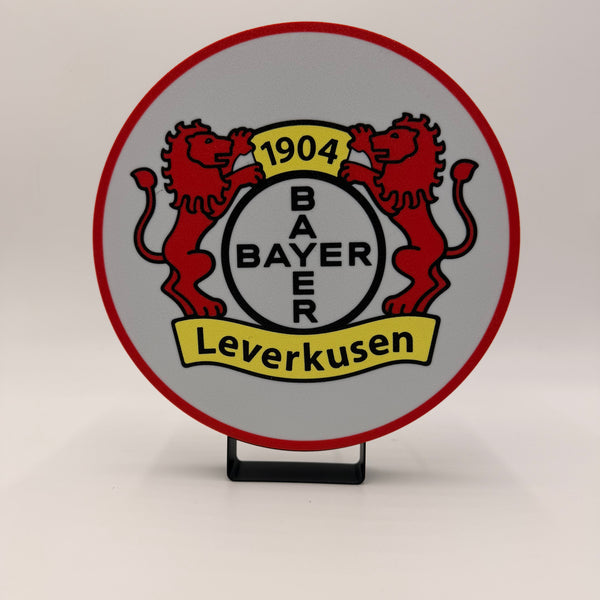 Bayer 04 Leverkusen LED Lampe Rund