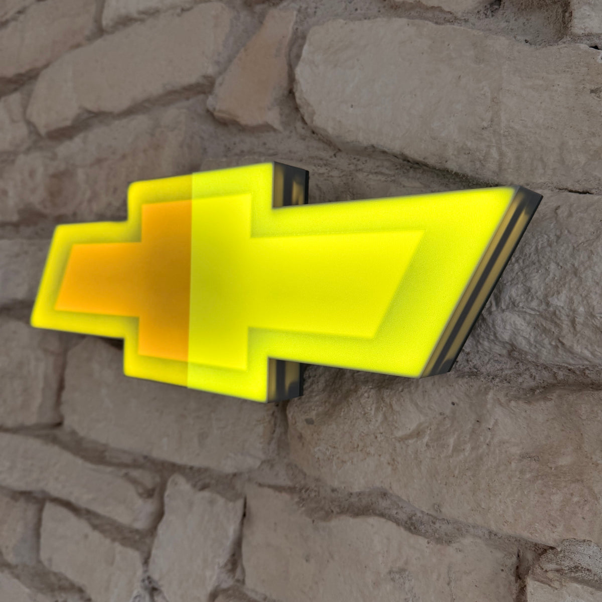 Chevrolet LED Lampe – Wandlampe Gelb Leuchtend