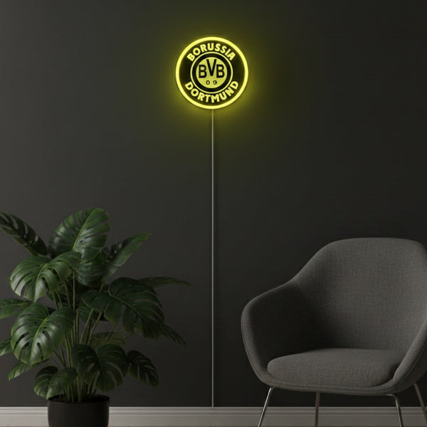 BVB LED Lampe mit Schriftzug
