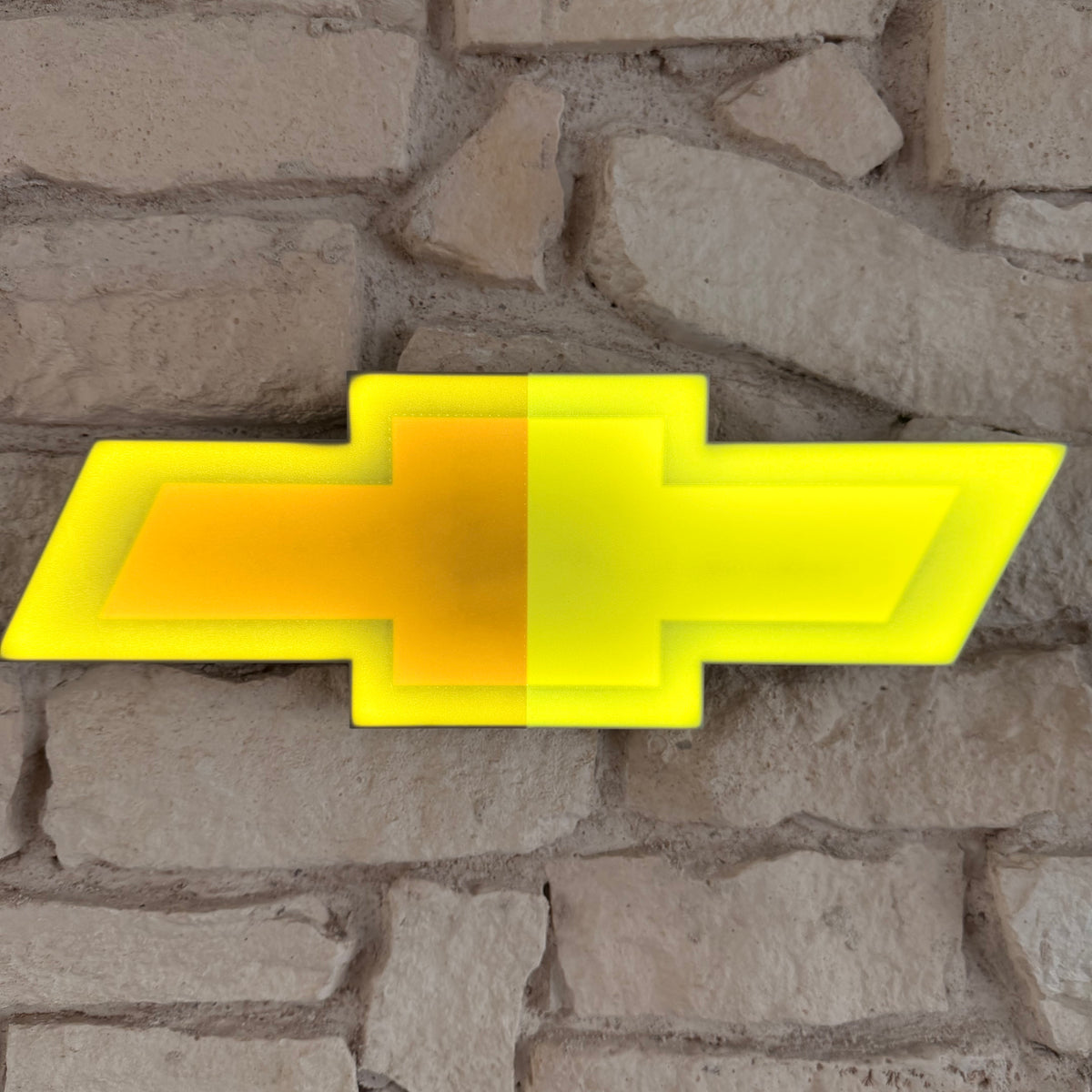 Chevrolet LED Lampe – Wandlampe Gelb Leuchtend