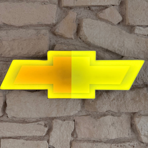Chevrolet LED Lampe – Wandlampe Gelb Leuchtend