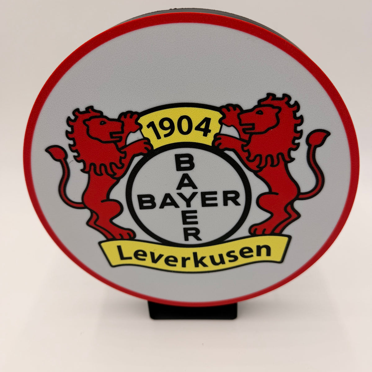Bayer 04 Leverkusen LED Lampe Rund