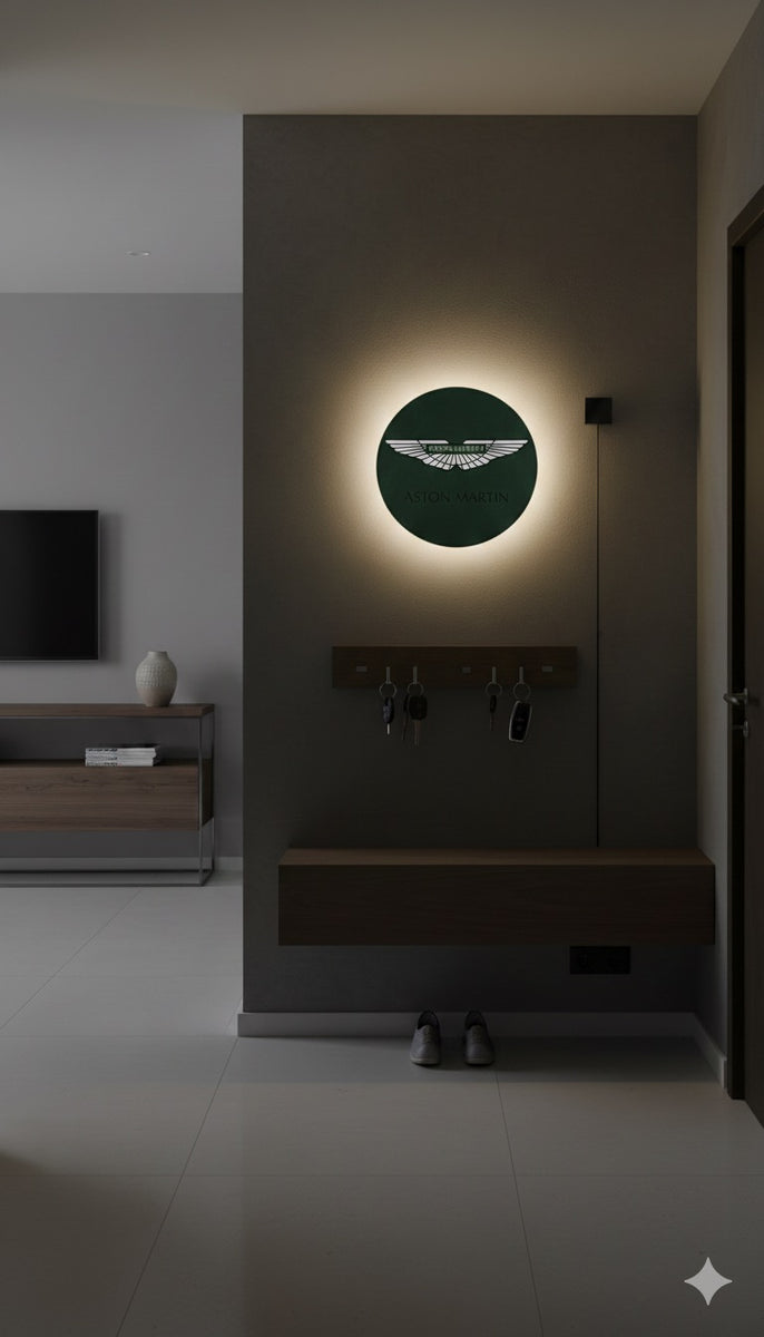 Aston Martin LED Lampe-Rund
