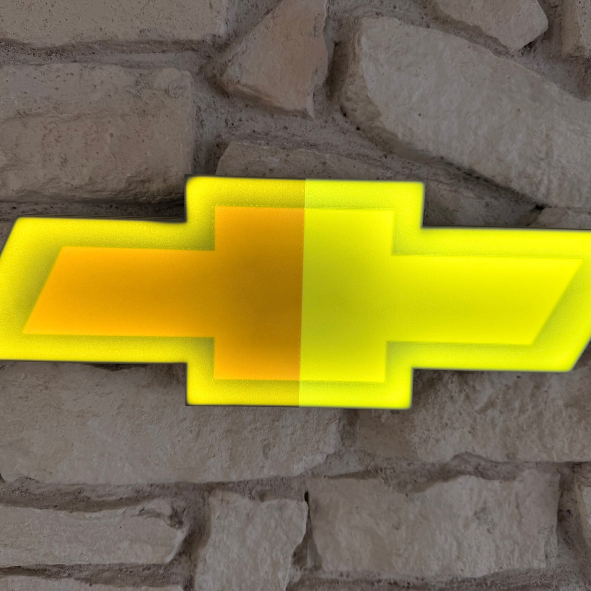 Chevrolet LED Lampe – Wandlampe Gelb Leuchtend