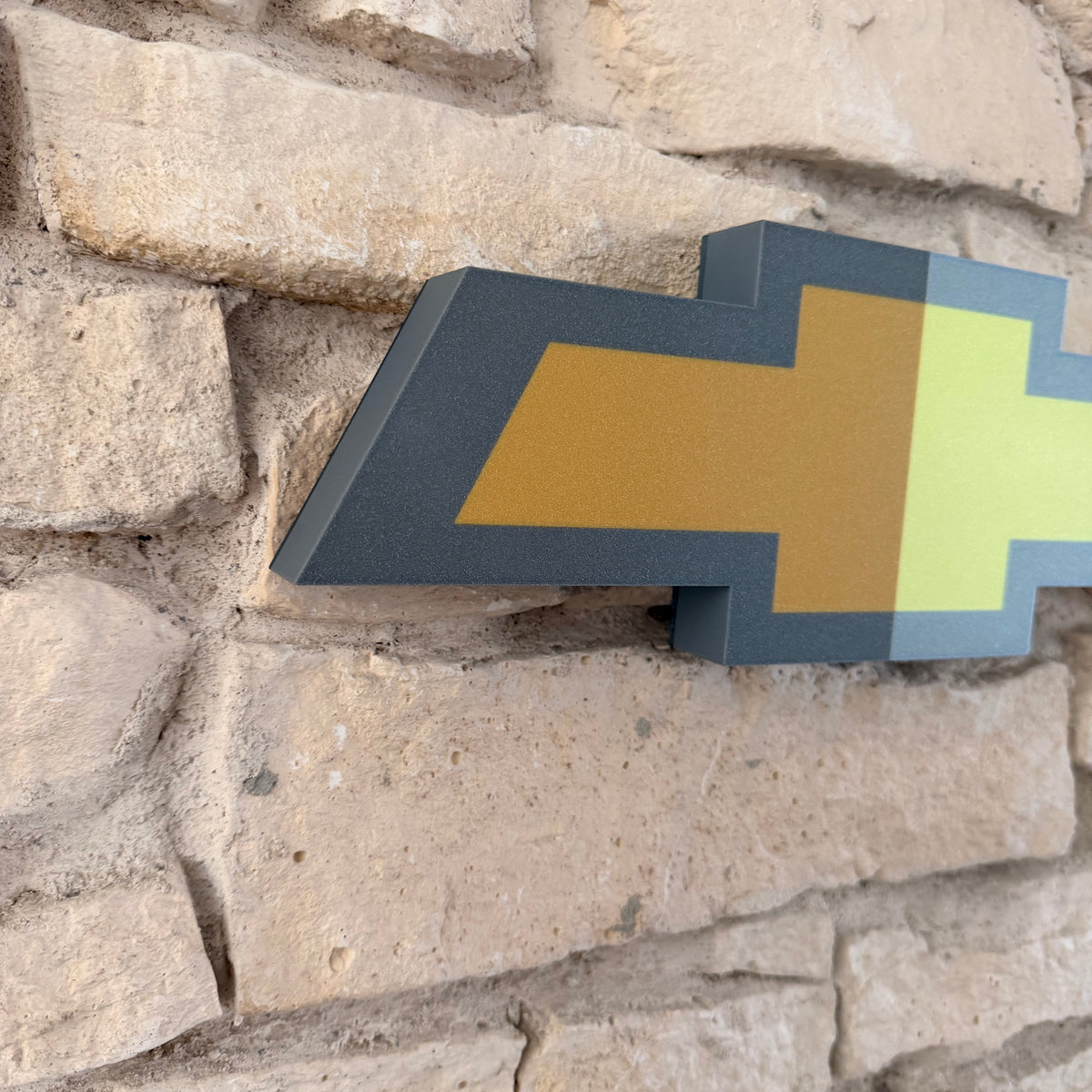 Chevrolet LED Lampe – Wandlampe Gelb Leuchtend