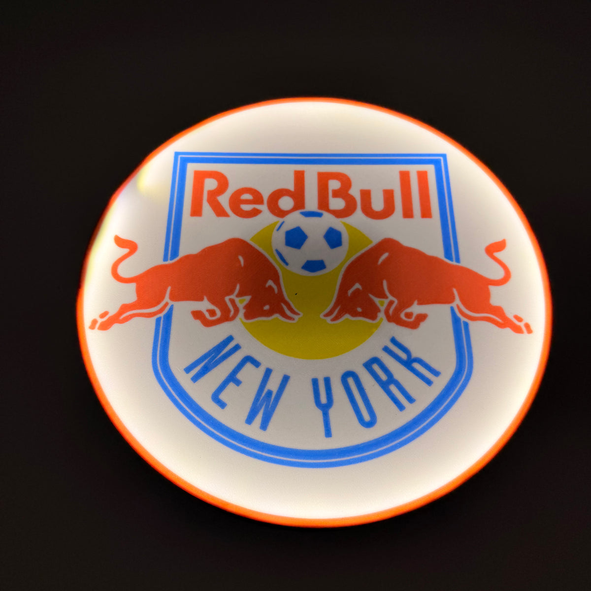 RB Leipzig  New York LED Lampe  rund