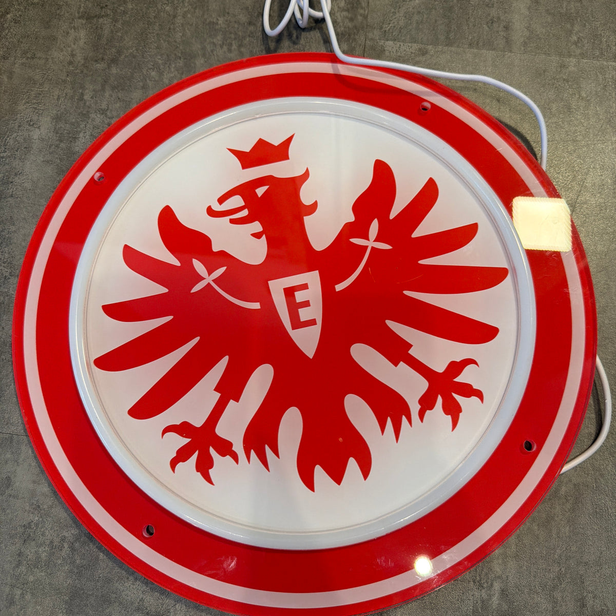 Eintracht Frankfurt LED Lampe Plexiglas