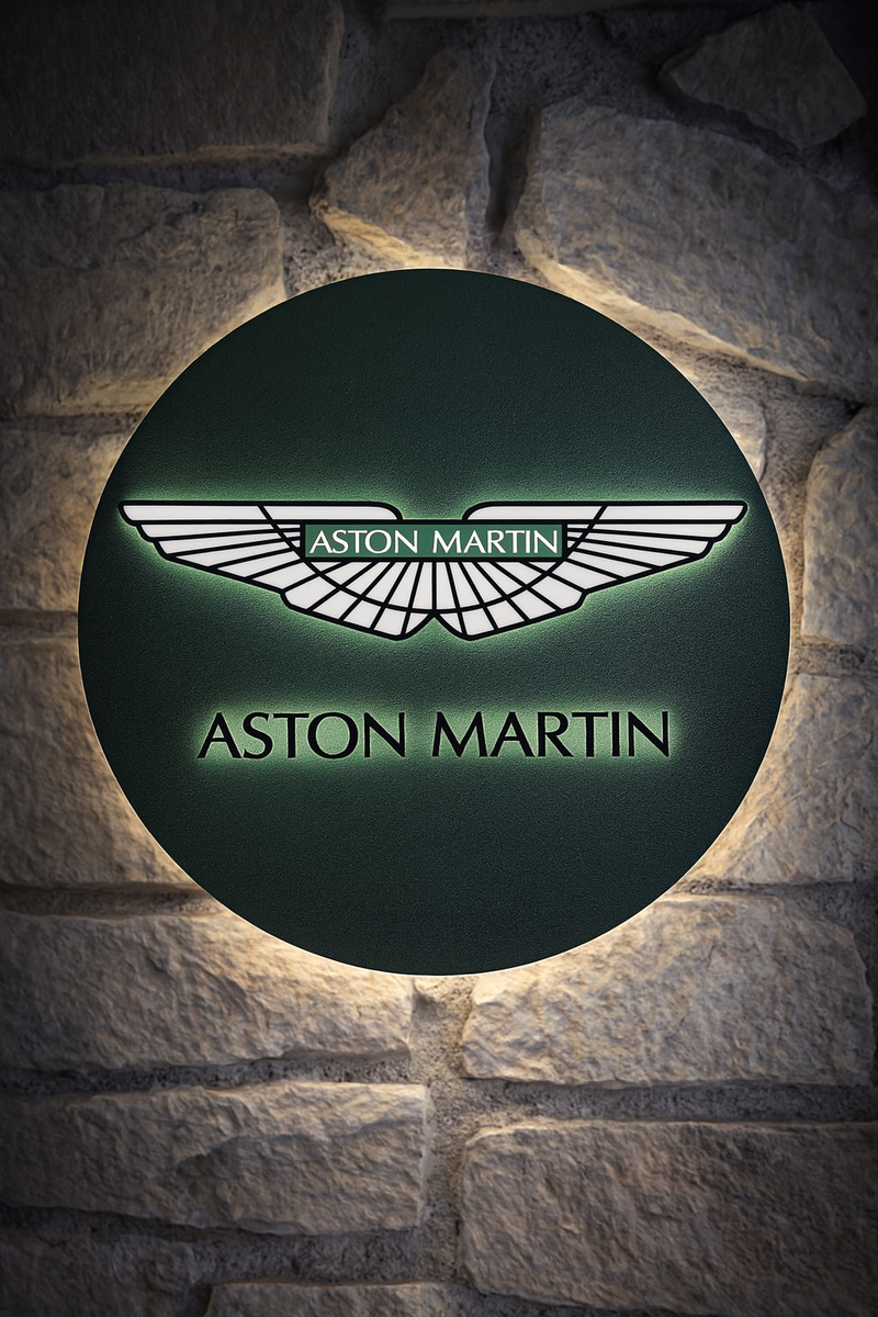 Aston Martin LED Lampe-Rund