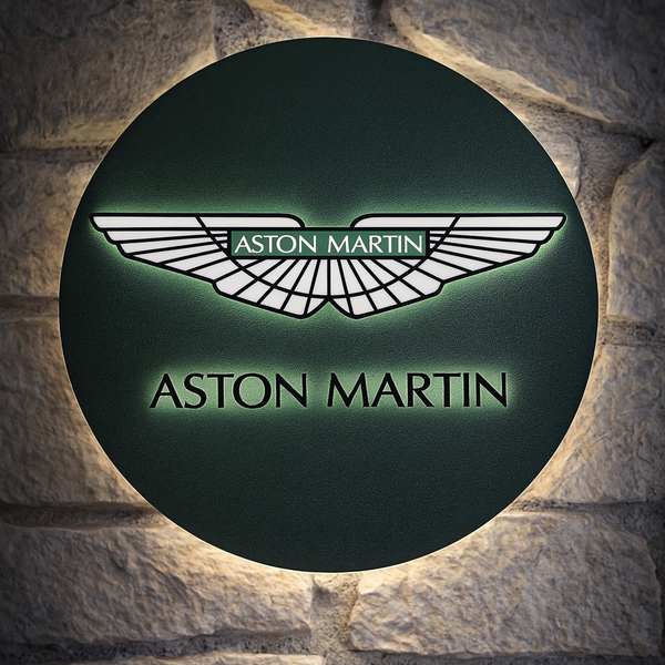 Aston Martin LED Lampe-Rund