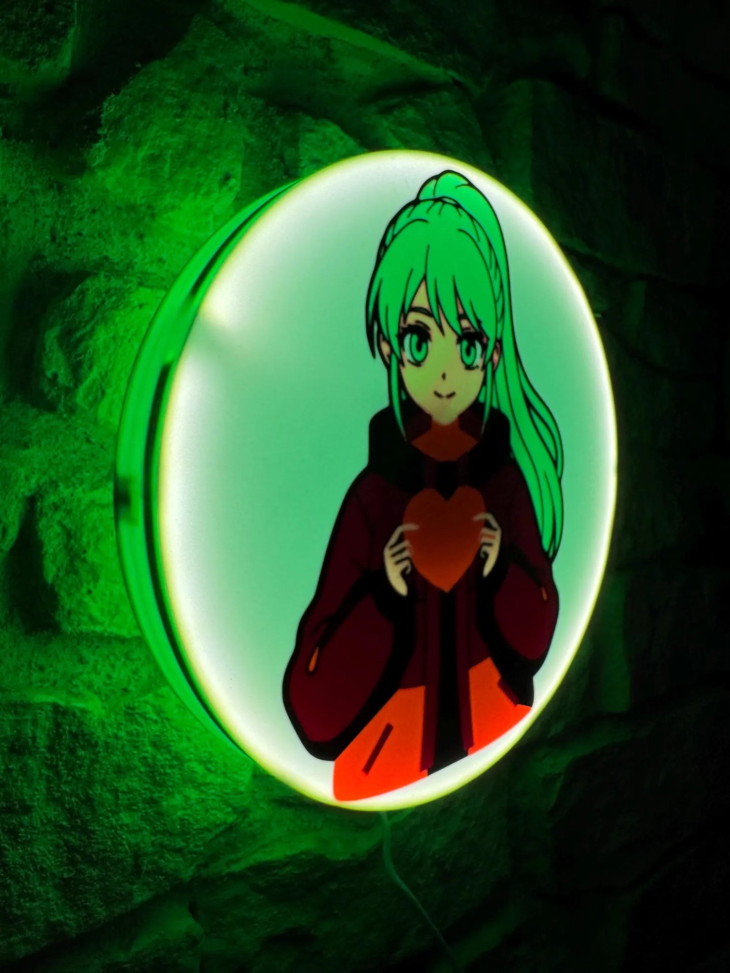 Manga Mit Herz LED Lampe