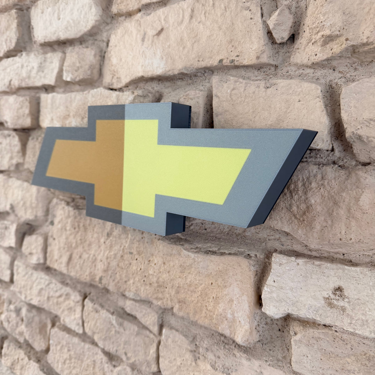 Chevrolet LED Lampe – Wandlampe Gelb Leuchtend