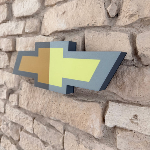 Chevrolet LED Lampe – Wandlampe Gelb Leuchtend