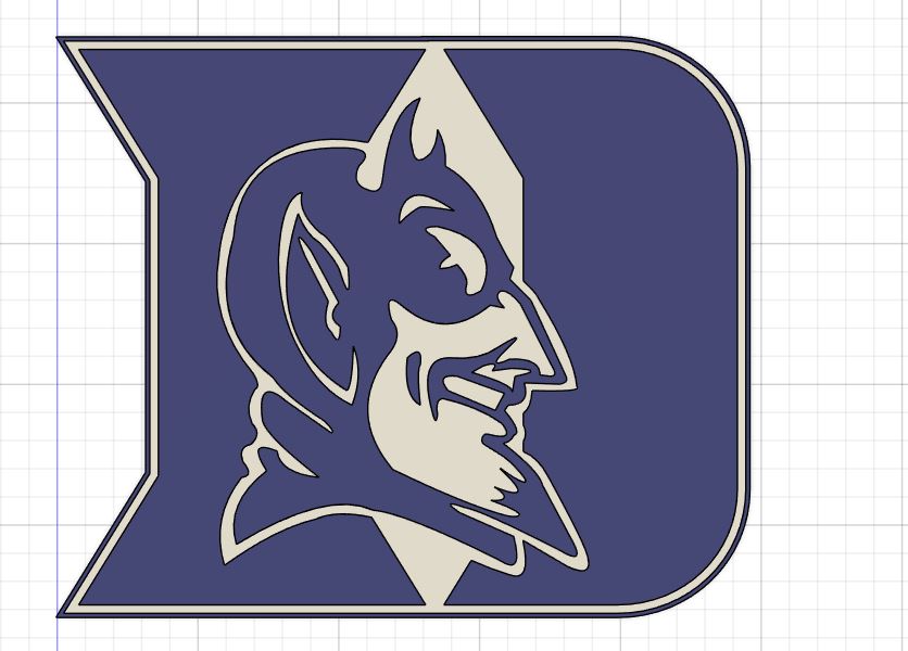 Duke Blue Devils Lampe