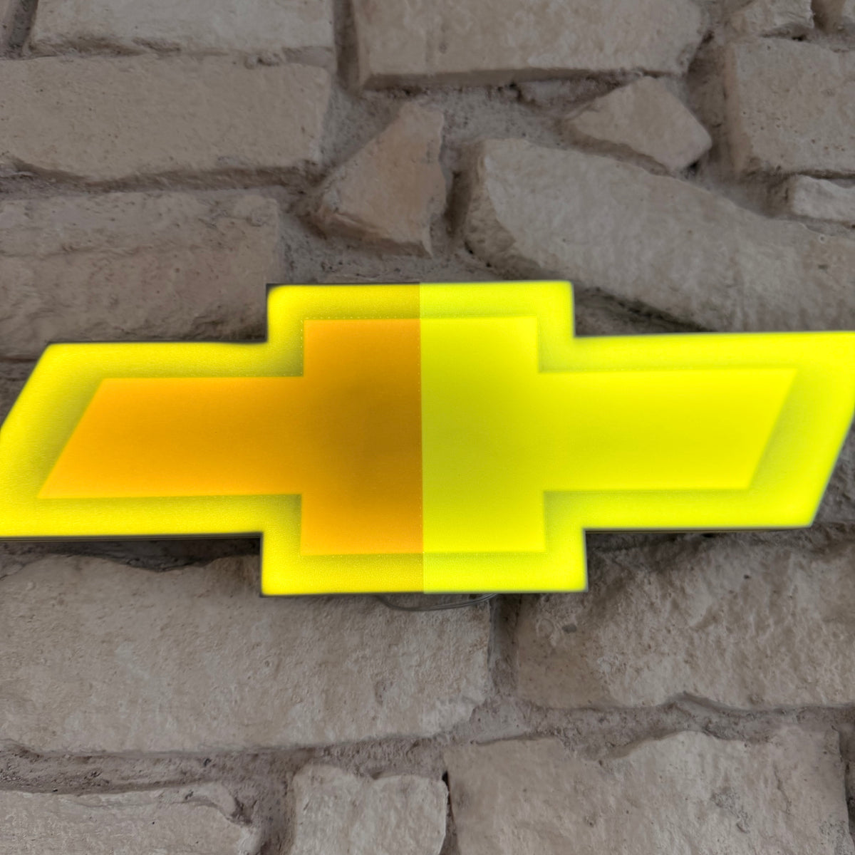 Chevrolet LED Lampe – Wandlampe Gelb Leuchtend