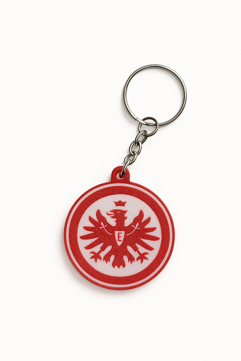 Eintracht Frankfurt Schlüsselanhänger aus PLA 3D-Druck