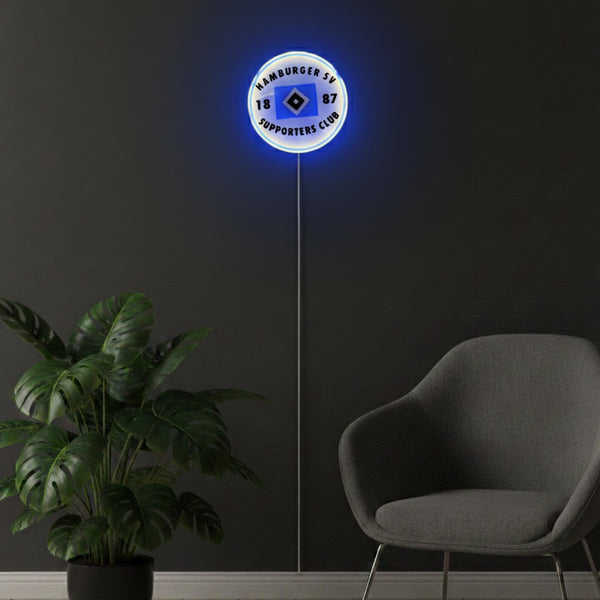 Hamburger SV LED Lampe rund