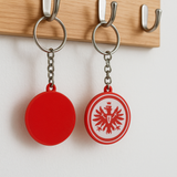 3D-gedruckter Eintracht Frankfurt Schlüsselanhänger