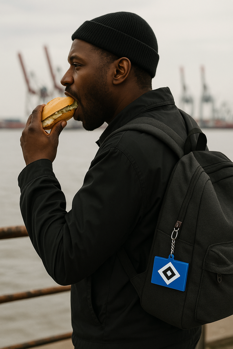 Perfektes Geschenk für Fans des Hamburger SV, handgefertigt aus PLA