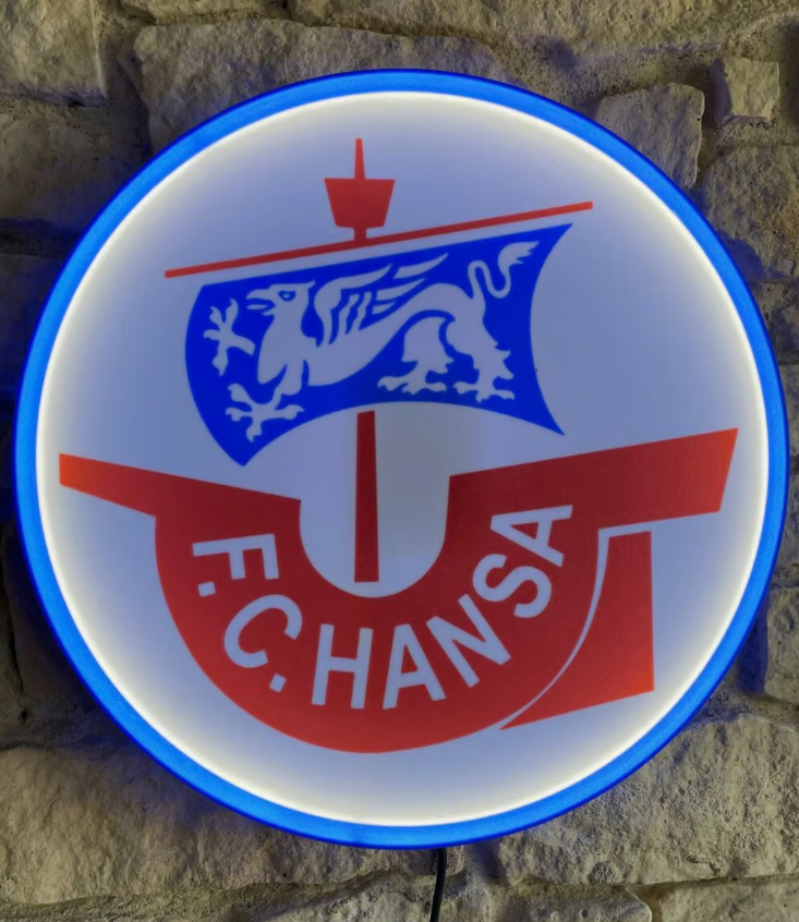 Hansa Rostock LED Lampe