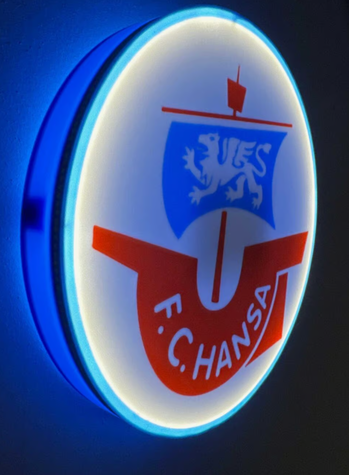 Hansa Rostock LED Lampe