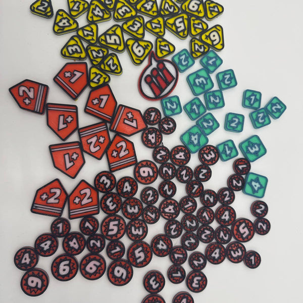 Marvel Champions LCG Zubehör mit farbigen Trennern und Holzorganizer