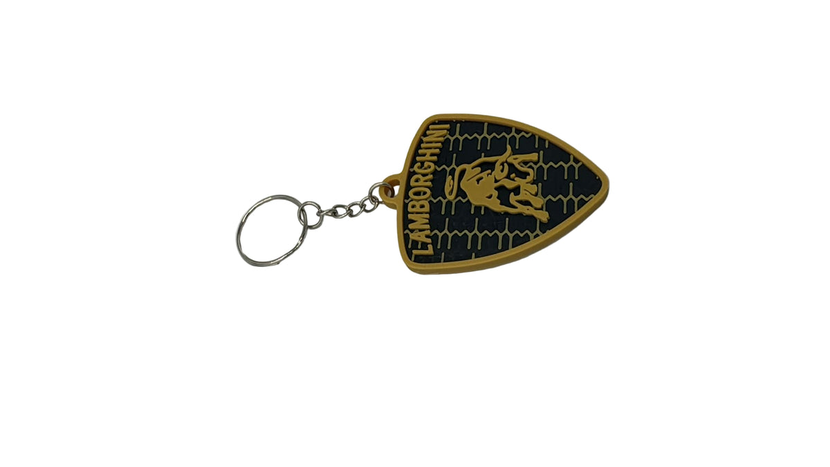 Lamborghini Bulle 3D-Druck auf weißem Hintergrund, moderne minimalistische Produktansicht