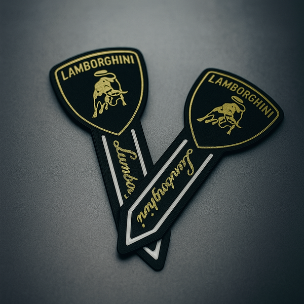 Handgefertigtes Lesezeichen mit Lamborghini-Motiv, perfekt für Leseratten und Auto-Liebhaber