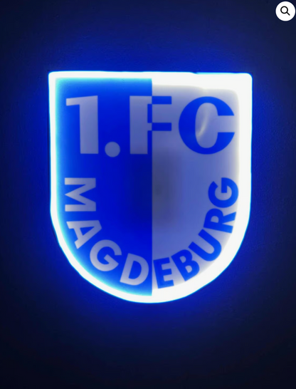 1. FC Magdeburg LED Lampe