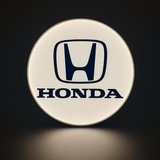 Honda LED-Logo mit klaren Konturen und hellen LEDs