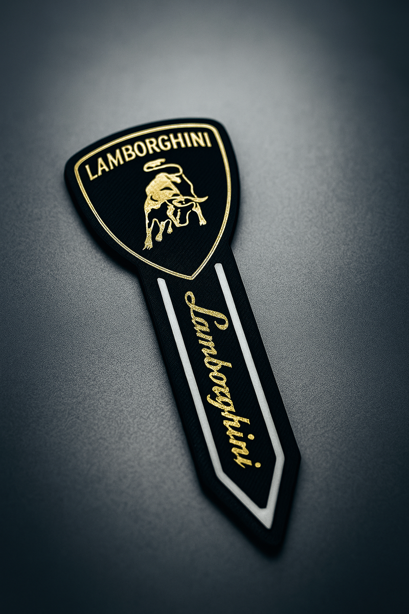 Luxuriöses Lesezeichen mit polierter Oberfläche und hochwertiger Verarbeitung