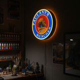 Paulaner LED Lampe mit optionalem Standfuß oder Wandmontage