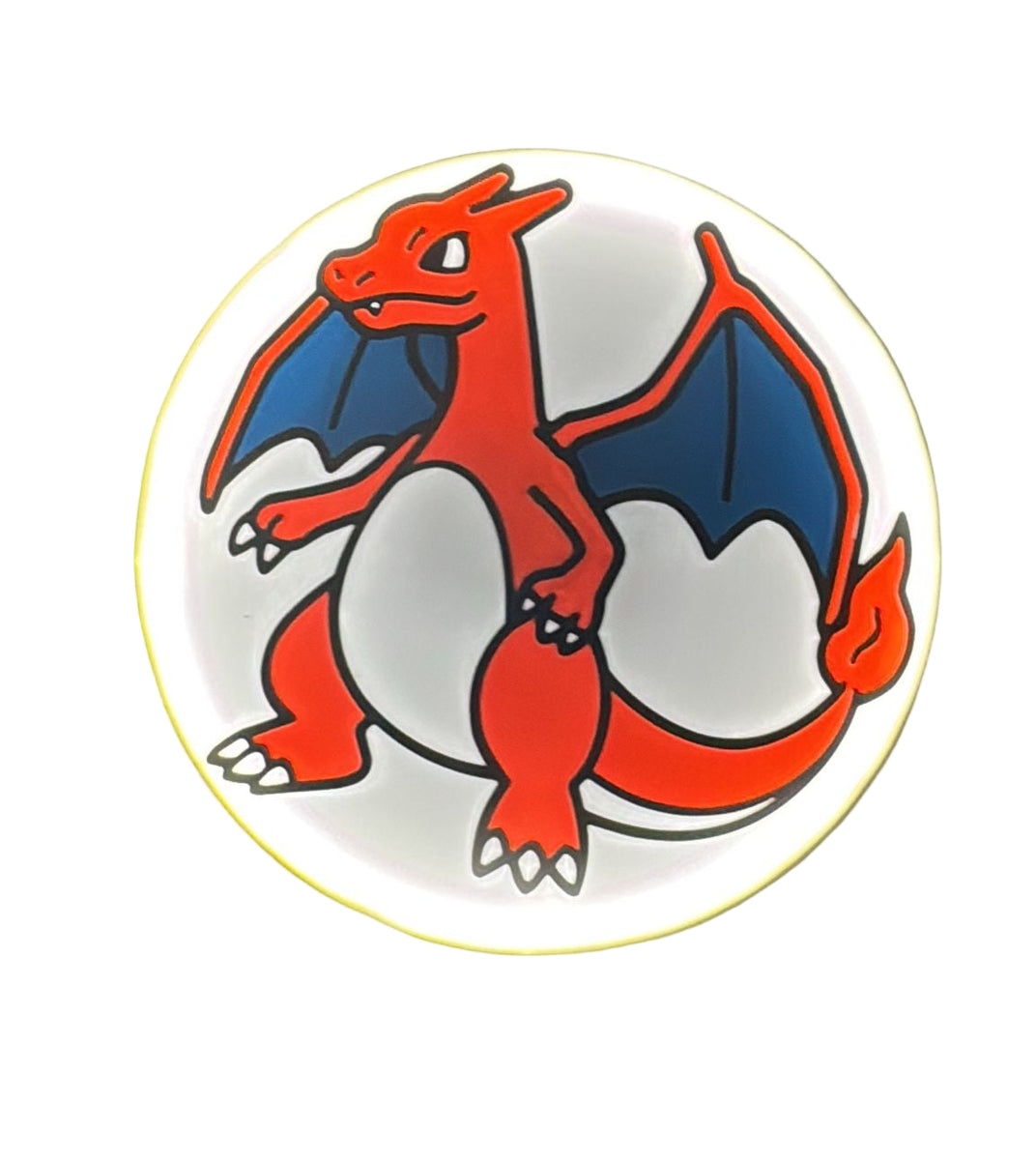 Glurak LED-Lampe mit warmem Licht in einem Gaming-Zimmer