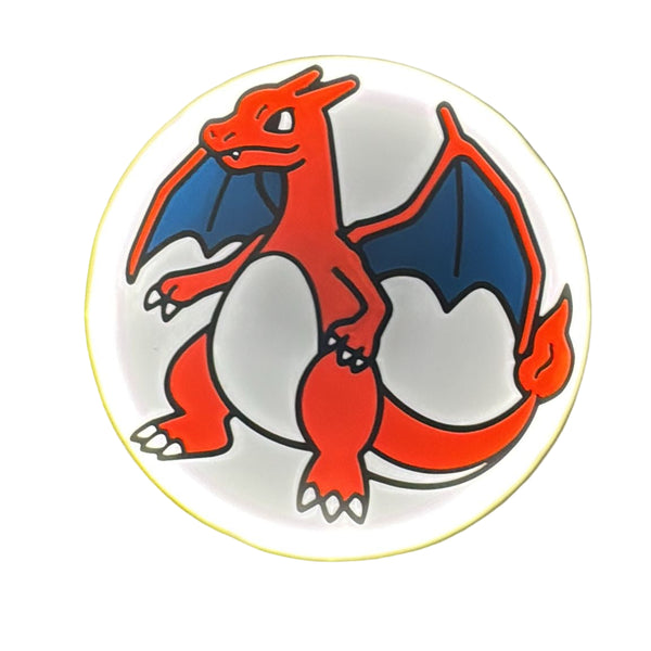 Glurak LED-Lampe mit warmem Licht in einem Gaming-Zimmer