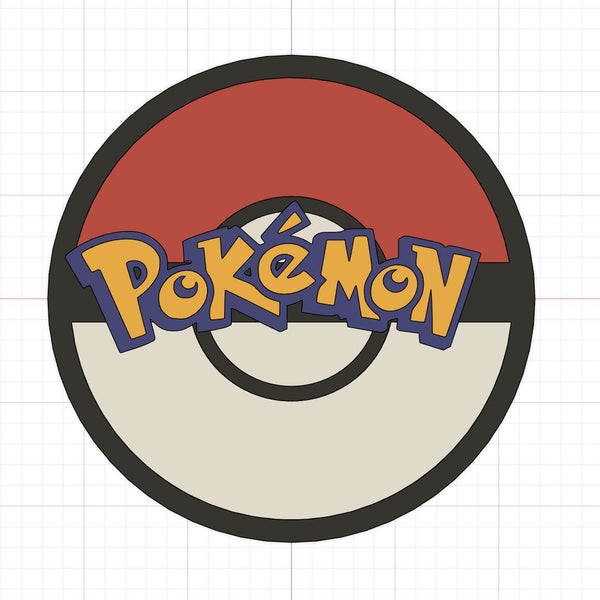 Pokémon LED Schriftzug Lampe