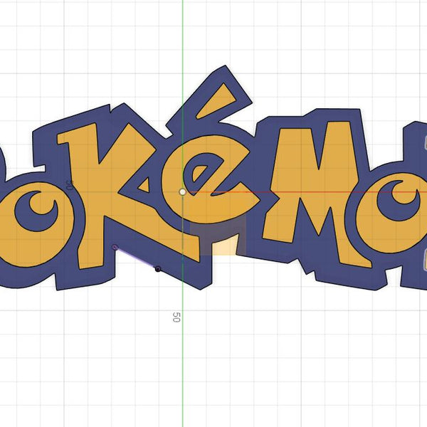 Pokémon LED Schriftzug