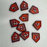 LCG Karten-Trenner mit klaren Bezeichnungen für Helden- und