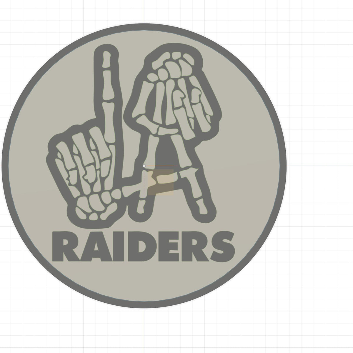 Football-LED-Lampe im Raiders-Stil