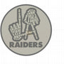 Football-LED-Lampe im Raiders-Stil