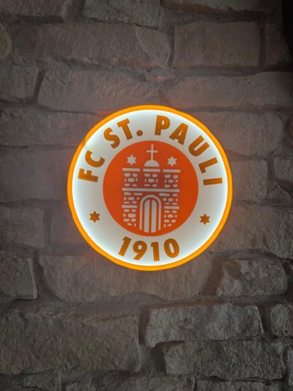 FC St. Pauli LED Lampe