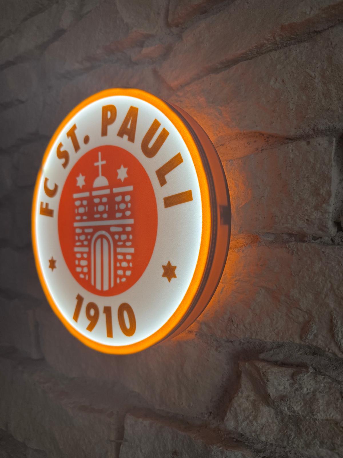 FC St. Pauli LED Lampe