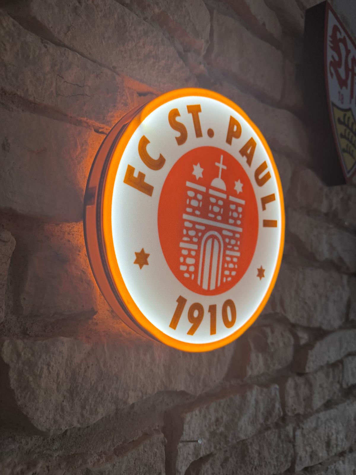 FC St. Pauli LED Lampe