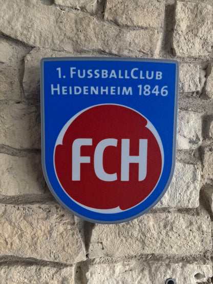 1. FC Heidenheim LED Lampe