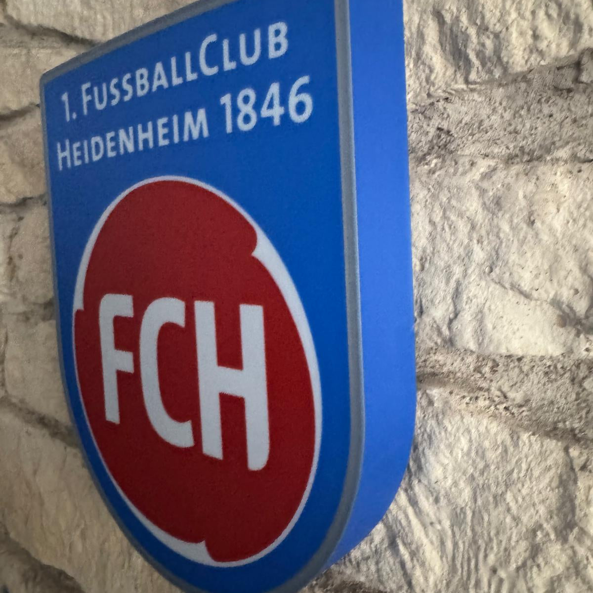 1. FC Heidenheim LED Lampe
