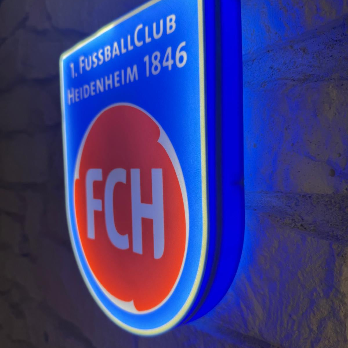 1. FC Heidenheim LED Lampe