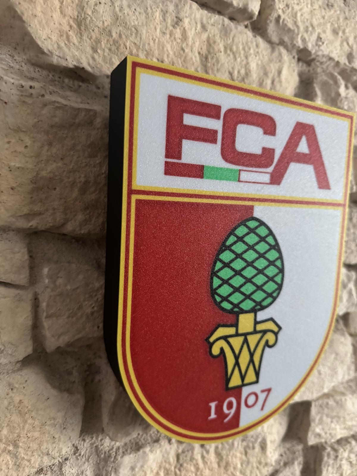 FC Augsburg LED Lampe